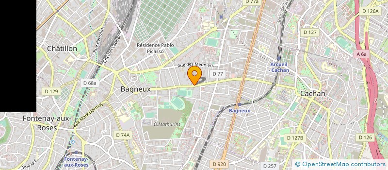 localisation de l'entreprise AIRMAILLE à BAGNEUX