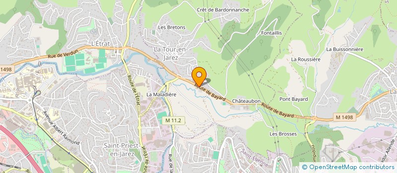 localisation de l'entreprise AIRMAT à LA TOUR-EN-JAREZ