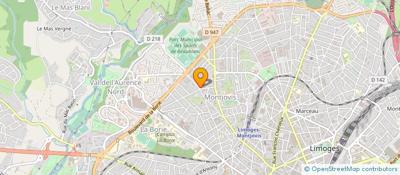 localisation de l'entreprise AIRMEMS à LIMOGES