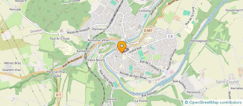 localisation de l'entreprise AIRMER  CHATEAULIN