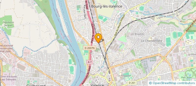 localisation de l'entreprise AIRMET GROUP à BOURG-LES-VALENCE