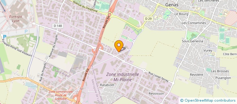 localisation de l'entreprise AIRMIG LOCASOUD à GENAS