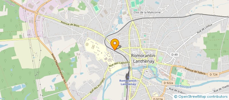 localisation de l'entreprise AIRMIO  ROMORANTIN-LANTHENAY