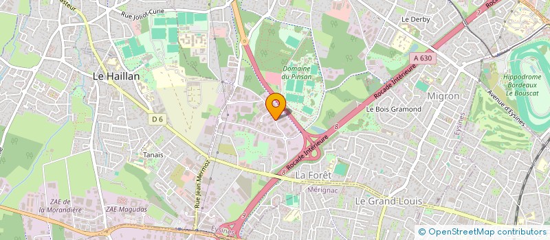 localisation de l'entreprise AIRMONY  EYSINES