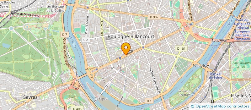 localisation de l'entreprise AIRMUTECH à BOULOGNE-BILLANCOURT