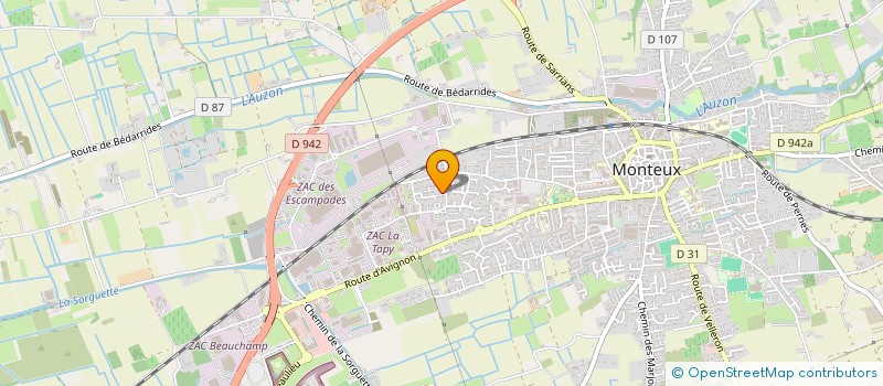 localisation de l'entreprise AIRNELIA  MONTEUX