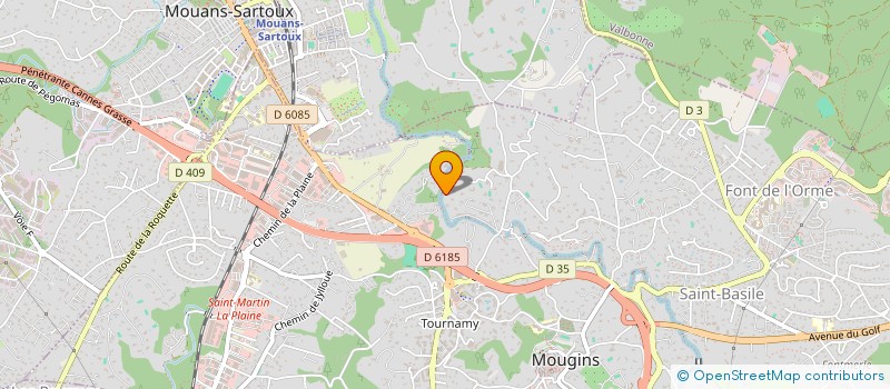 localisation de l'entreprise AIRNITY  VALBONNE