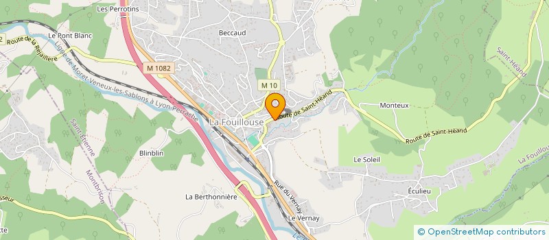 localisation de l'entreprise AIRNOV à LA FOUILLOUSE