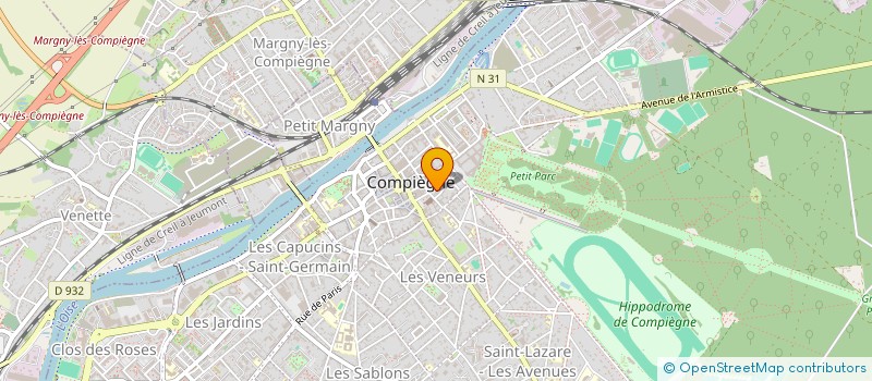 localisation de l'entreprise AIRO ASSOC IMMOB REGION OISE à COMPIEGNE
