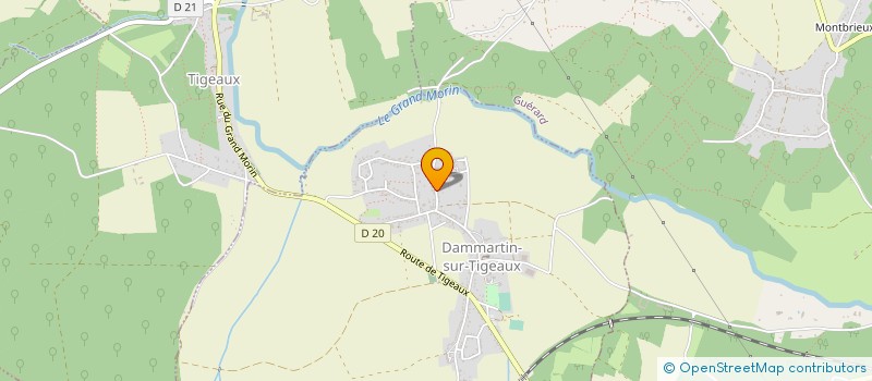 localisation de l'entreprise AIROBJECT à DAMMARTIN-SUR-TIGEAUX