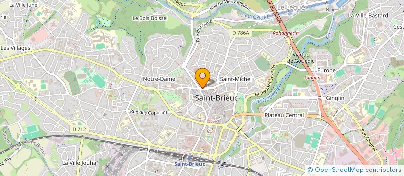 localisation de l'entreprise AIRON à SAINT-BRIEUC