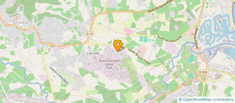 localisation de l'entreprise AIROPS CONSULT à GRIMAUD