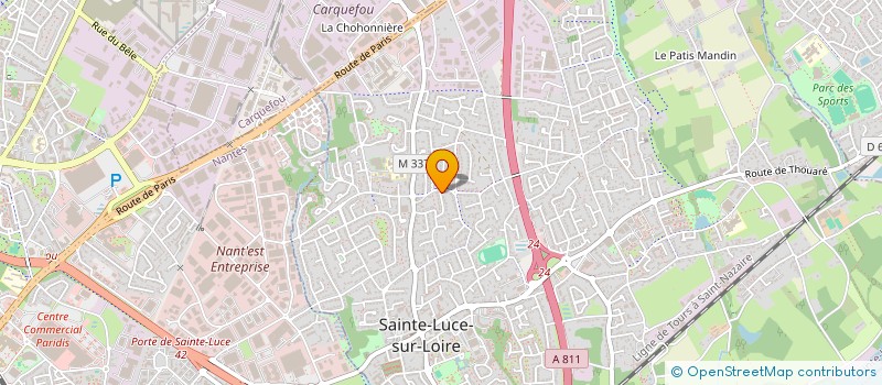 localisation de l'entreprise AIROTRONICS à SAINTE-LUCE-SUR-LOIRE