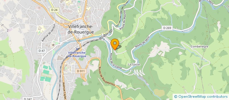 localisation de l'entreprise AIRPAGO  VILLEFRANCHE-DE-ROUERGUE