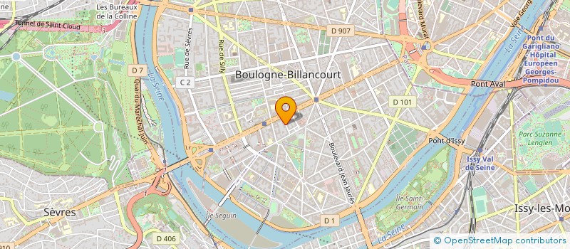 localisation de l'entreprise AIRPARC à BOULOGNE-BILLANCOURT