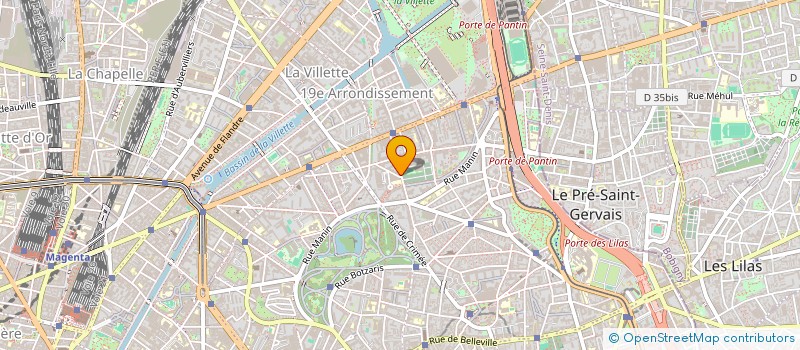 localisation de l'entreprise AIRPORT DATA SERVICE à PARIS
