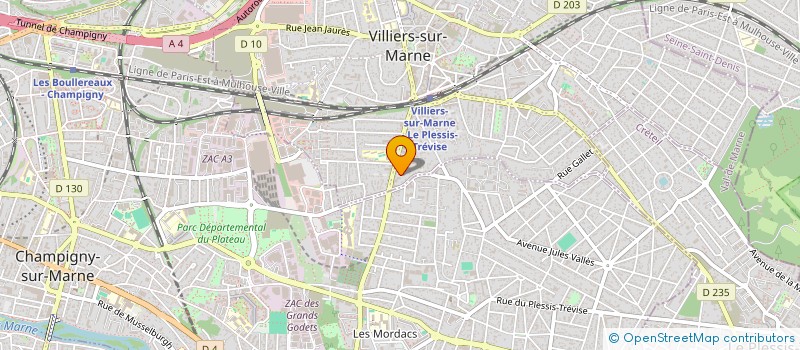 localisation de l'entreprise AIRPORT SHUTTLE MINI MAXI  VILLIERS-SUR-MARNE