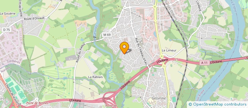 localisation de l'entreprise AIRPROMOTION à LA CHAPELLE-SUR-ERDRE