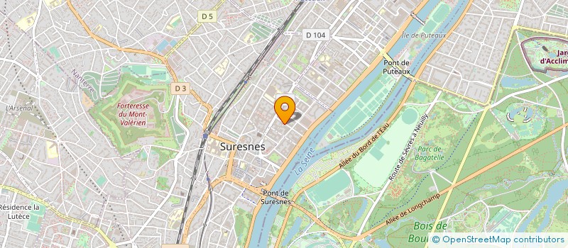 localisation de l'entreprise AIRPX à SURESNES