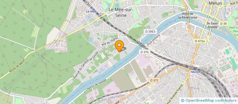 localisation de l'entreprise AIRS DE MON TEMPS 1945 - 1975  LE MEE-SUR-SEINE