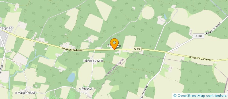 localisation de l'entreprise AIRS GARDIENNAGE  TARTAS