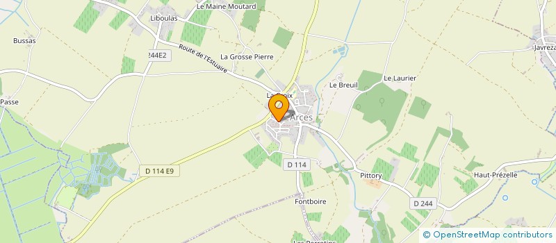 localisation de l'entreprise AIRS MARINS EN ESTUAIRE  ARCES