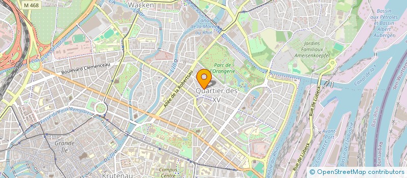 localisation de l'entreprise AIRSERV à STRASBOURG