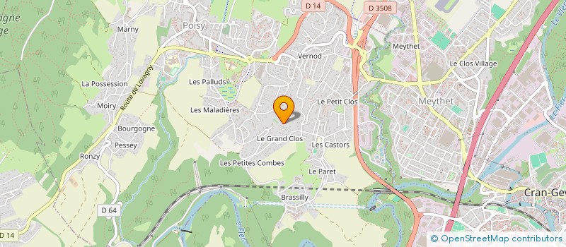 localisation de l'entreprise AIRSHAW à POISY