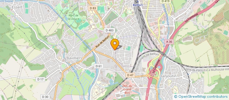 localisation de l'entreprise AIRSOFT AVENTURES  BAVILLIERS