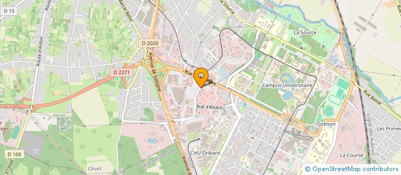 localisation de l'entreprise AIRSOFT LOIRET à OLIVET