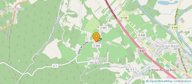 localisation de l'entreprise AIRSOFT PRACTICAL SHOOTING  SAUMONT