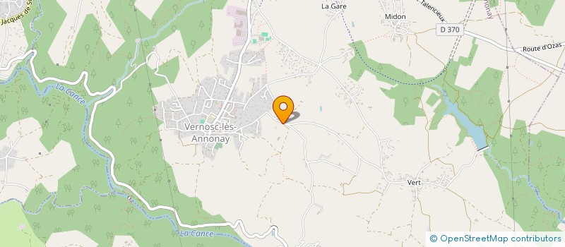 localisation de l'entreprise AIRSOFT TEAM DELTA-07  VERNOSC-LES-ANNONAY