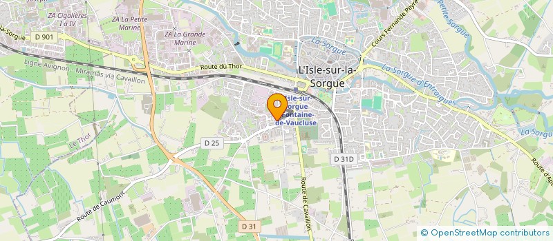 localisation de l'entreprise AIRSOFT TIR DE LA SORGUE  L'ISLE-SUR-LA-SORGUE