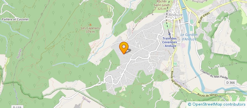 localisation de l'entreprise AIRSTEEL  ANDUZE