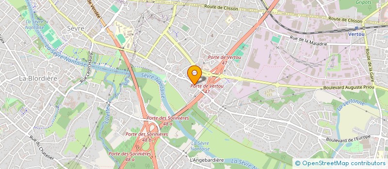 localisation de l'entreprise AIRTAXI  VERTOU