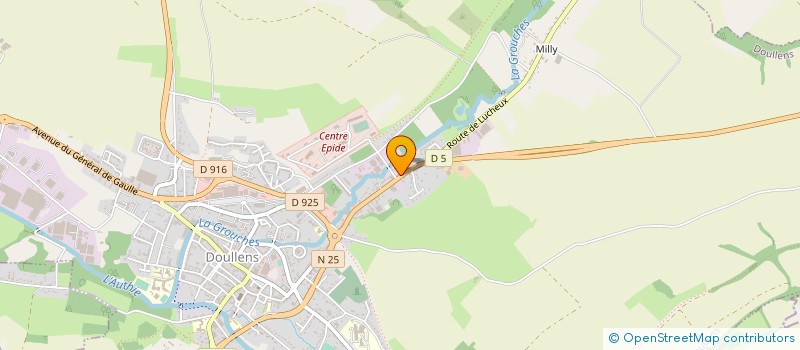 localisation de l'entreprise AIRTRACK FRANCE  DOULLENS