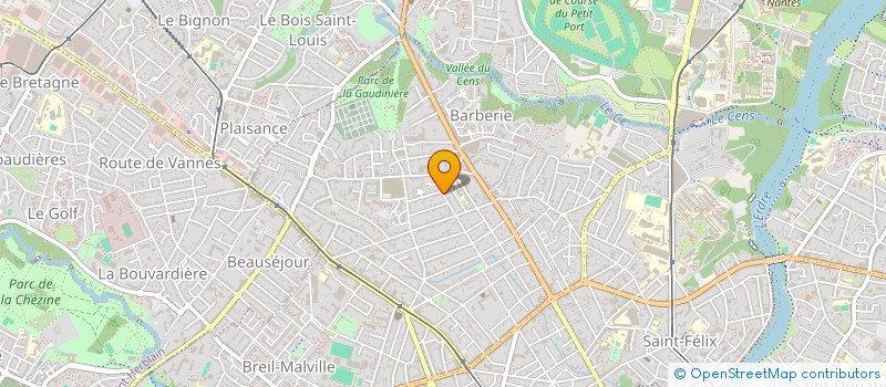 localisation de l'entreprise AIRTRAVAUX à NANTES