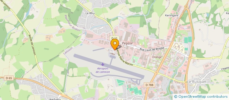 localisation de l'entreprise AIRTRIA à LANNION
