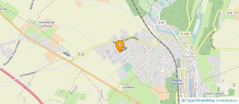 localisation de l'entreprise AIRVENTIL à PAVILLY