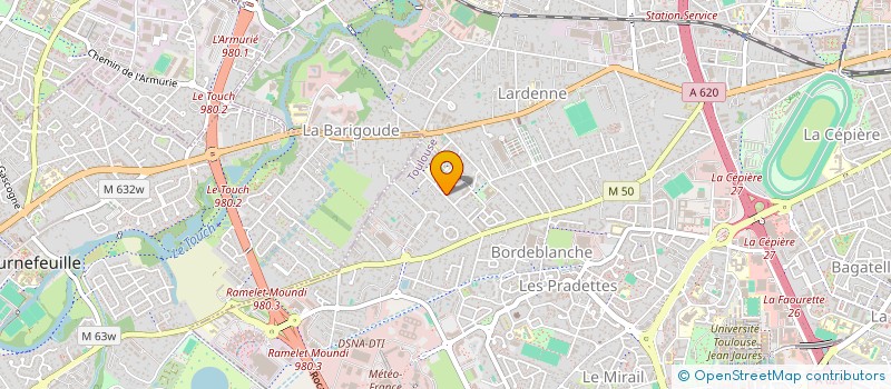 localisation de l'entreprise AIRVILOC à TOULOUSE