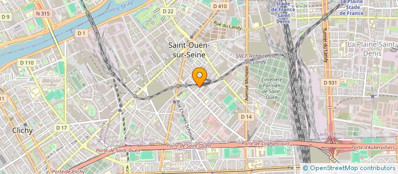 localisation de l'entreprise AIRWORTHY à SAINT-OUEN-SUR-SEINE