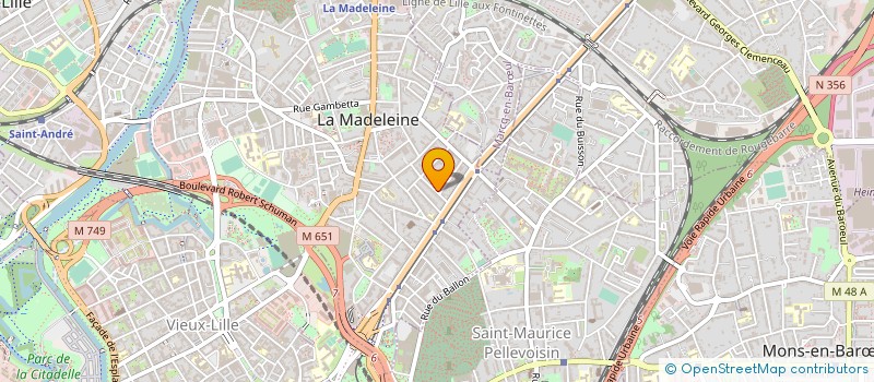 localisation de l'entreprise AIRY SERVICES à LA MADELEINE