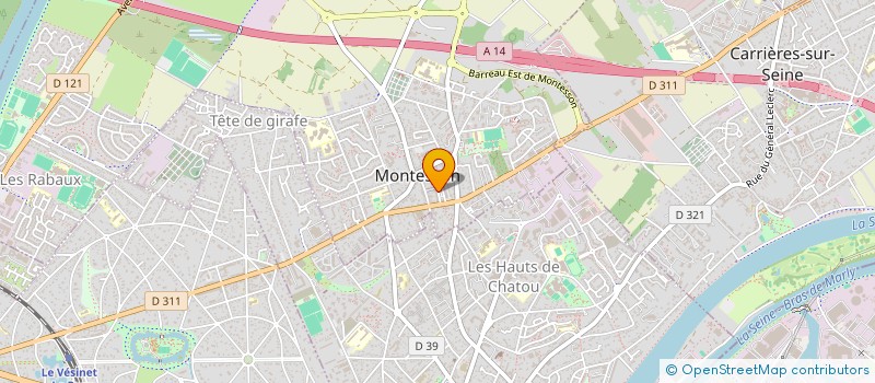 localisation de l'entreprise AIRYLMAIL à MONTESSON