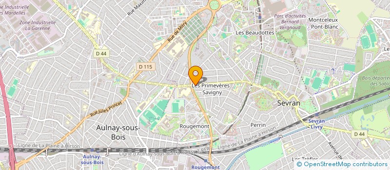 localisation de l'entreprise AIS AUTO à SEVRAN