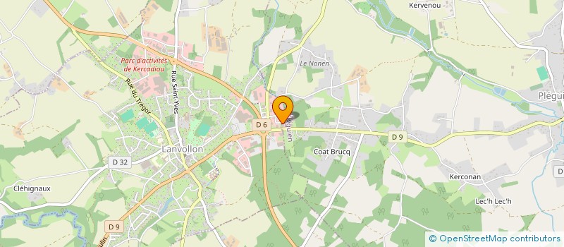 localisation de l'entreprise AIS AUTOMOBILE INDUSTRIE SERVICE à LANVOLLON