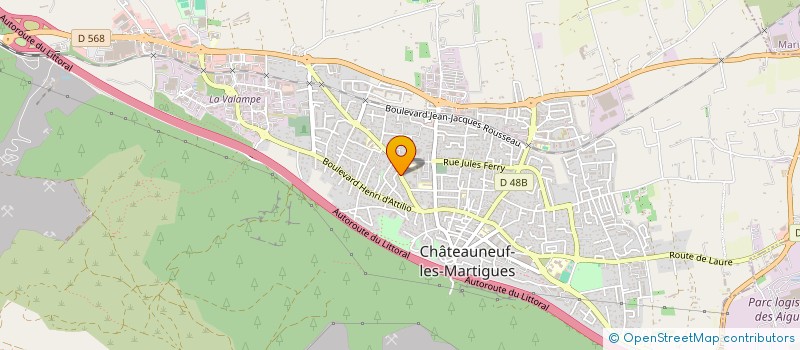 localisation de l'entreprise AIS TRANSPORT à MARIGNANE