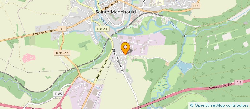 localisation de l'entreprise AISA AUTOMATION INDUSTRIELLE FRANCE SAS à SAINTE-MENEHOULD