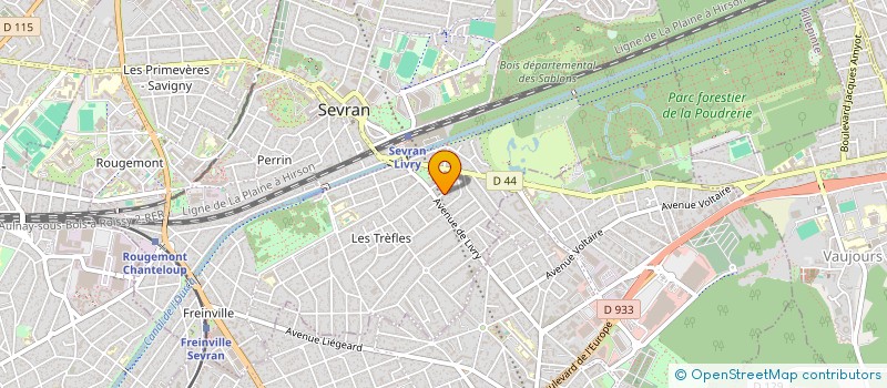 localisation de l'entreprise AISAA à SEVRAN