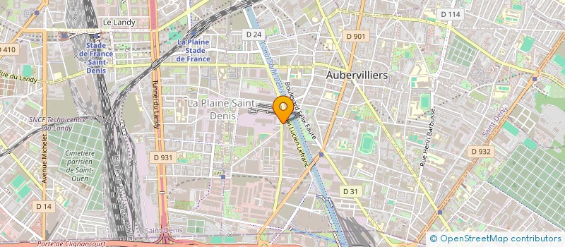 localisation de l'entreprise AISABELLE  AUBERVILLIERS