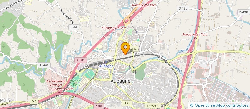 localisation de l'entreprise AISANCE à AUBAGNE